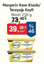 Becel Margarin Kase Klasik/Tereyağı Keyfi 250 g