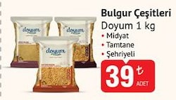 Doyum Bulgur 1 kg Çeşitleri