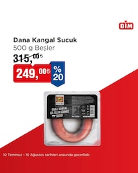 Beşler Dana Kangal Sucuk 500 g