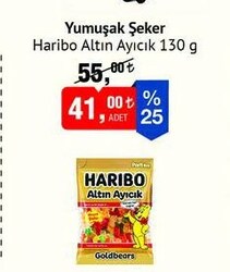 Haribo Altın Ayıcık Yumuşak Şeker 130 g