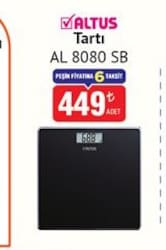 Altus AL 8080 SB Taratı