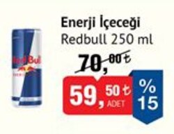 Redbull Enerji İçeceği 250 ml