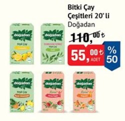 Doğadan Bitki Çay Çeşitleri 20'li