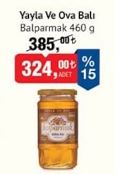 Balparmak Yayla ve Ova Balı 460 g