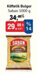 Saban Köftelik Bulgur 1000 g