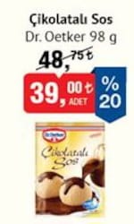 Dr. Oetker Çikolatalı Sos 98 g