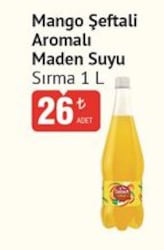 Sırma Mango Şeftali Aromalı Maden Suyu 1 l