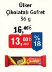 Ülker Çikolatalı Gofret 36 g