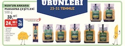 Nuh'un Ankara Makarna 500 g Çeşitleri