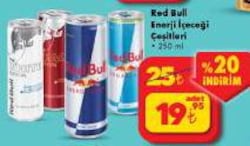 Red Bull Enerji İçeceği Çeşitleri 250 ml