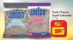 Amigo Tuzlu Siyah Ay Çekirdeği 1 kg