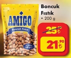 Amigo Boncuk Fıstık 200 gr