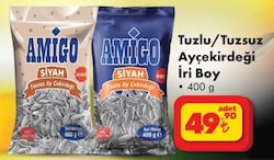 Amigo Kuruyemiş Tuzlu İri Boy Ayçekirdeği 400 gr