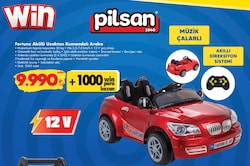 Pilsan Fortune 05-244 12 V Uzaktan Kumandalı Akülü Araba