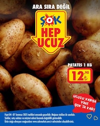 Patates Yemeklik kg