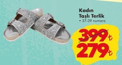 Taşlı Terlik Kadın 