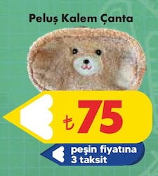 Peluş Kalem Çanta 