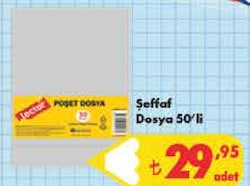 Lector Şeffaf Dosya 50'li 