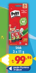 Pritt Stick 11 gr 3'lü Yapıştırıcı