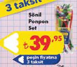 Şönil Ponpon Set