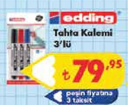 Edding Tahta Kalemi 3'lü