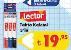 Lector Tahta Kalemi 3'lü