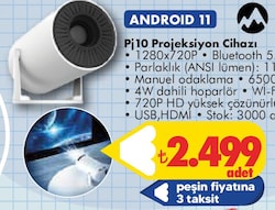 Everest Android 11 Pj 10 Projeksiyon Cihazı 