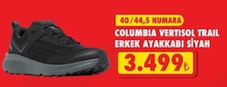 Columbia Vertisol Trail Erkek Ayakkabı Siyah 