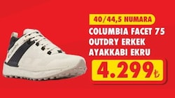 Columbia Facet 75 Outdry Bej Erkek Outdoor Ayakkabı