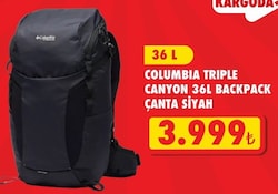Columbia Trıple Canyon 36l Backpack Çanta Siyah