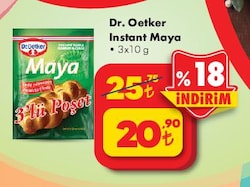 Dr. Oetker 10 gr 3'lü Instant Kuru Maya