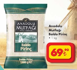 Anadolu Mutfağı Baldo Pirinç 1 kg