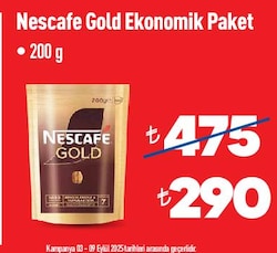 Nescafe Gold Granül Kahve 200 gr Eko Paket