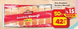 Uno Anadolu Sandviç Ekmeği 7x65 gr