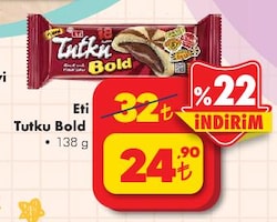 Eti Tutku Bold Bisküvi 138 gr