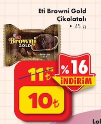Eti Browni Gold Çikolatalı Kek 45 gr