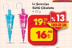 Lc Şemsiye Sütlü Çikolata 22 g