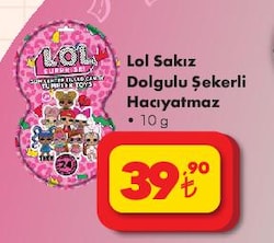 Lol Sakız Dolgulu Şekerli Hacıyatmaz 10 g