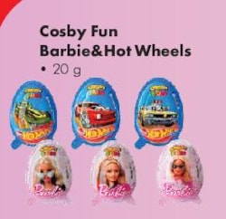 Cosby Fun Barbie & Hot Wheels 20 g
