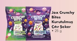 Jox Crunchy Bites Kurutulmuş Çıtır Şeker 25 g