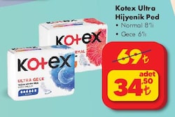 Kotex Ultra Normal Hijyenik Ped 8'li
