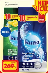 Rinso 10 kg Toz Deterjan