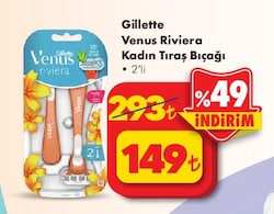 Gillette Venus Riviera Kullan At 2'li Kadın Tıraş Bıçağı