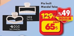Pia İncili Mandal Toka 