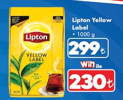 Lipton Yellow Label Tea 1 kg Çay