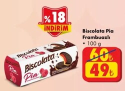Biscolata Pia Frambuazlı 100 g