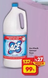 Ace Klasik Çamaşır Suyu 2 l