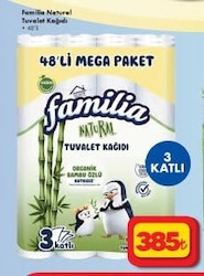Familia Natural Tuvalet Kağıdı 48'li