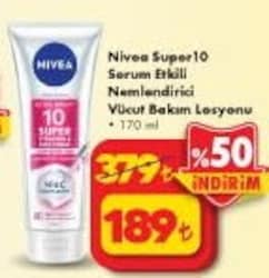 Nivea Super10 Serum Etkili Nemlendirici Vücut Bakım Losyonu 170 ml 