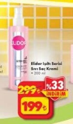 Elidor Işıltı Serisi Sıvı Saç Kremi 200 ml 